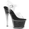 Sky-308G-T - Clear Black Glitter Inserts  
