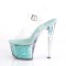 Sky-308GF - Clear Turquoise Multi Glitter  