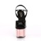 Sky-309 - Black Pat Rose Gold Chrome  