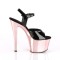 Sky-309 - Black Pat Rose Gold Chrome  