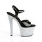 Sky-309LG - Black Pat Silver Multi Glitter  