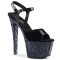 Sky-309LG - Black Pat Multi Glitter  