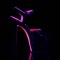 Sky-309TT - Black Pat Neon Pink  
