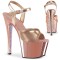 Sky-309TTG - Rose Gold Metallic Pu Chrome Glitter
