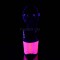 Sky-309UVLG - Black Pat Neon Pink Glitter  