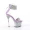 Sky-327RSI - Silver Lavender MultiGlitter Rhinestones Lavender