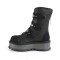 Slacker-101 - Black Vegan Leather Canvas  