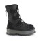 Slacker-101 - Black Vegan Leather Canvas  