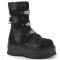 Slacker-101 - Black Vegan Leather Canvas  