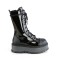 Slacker-220-1 - Black Pat Vegan Leather