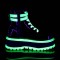 Slacker-50 - Black Patent Multi Glitter