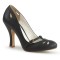 Smitten-20 - Black Faux Leather  