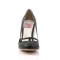 Smitten-20 - Black Faux Leather  