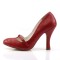Smitten-20 - Red Faux Leather  