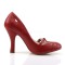 Smitten-20 - Red Faux Leather  