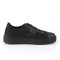 Sneeker-107 - Black Canvas Pu  