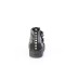Sneeker-225 - Black Canvas Vegan Leather