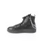 Sneeker-230 - Black Canvas Vegan Leather