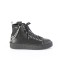 Sneeker-230 - Black Canvas Vegan Leather