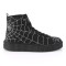 Sneeker-250 - Black Canvas  
