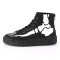 Sneeker-252 - Black Canvas  