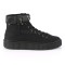 Sneeker-255 - Black Canvas  