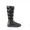 Sneeker-405 - Black Vegan Leather Canvas