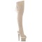 Spectator-3030 - Nude Faux Leather Clear Matte