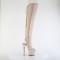 Spectator-3030 - Nude Faux Leather Clear Matte