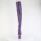 Spectator-3030 - Purple Faux Leather Clear Matt