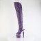 Spectator-3030 - Purple Faux Leather Clear Matt