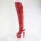 Spectator-3030 - Red Faux Leather Clear Matte