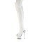 Spectator-3030 - White Faux Leather Clear Matte