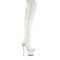 Spectator-3030 - White Faux Leather Clear Matte