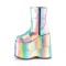 Stack-201 - Rainbow Iridescent Vegan Leather  