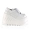 Stomp-08 - White Pat Vegan Leather  