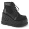 Stomp-10-1 - Black Canvas Vegan Leather