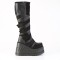 Stomp-228 - Black Vegan Leather