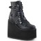 Swing-103 - Black Vegan Leather  