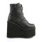 Swing-103 - Black Vegan Leather  