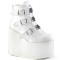 Swing-105 - White Vegan Leather  