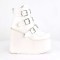 Swing-105 - White Vegan Leather  