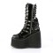 Swing-120 - Black Vegan Leather  