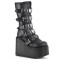 Swing-230 - Black Vegan Leather  