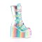Swing-230 - Rainbow Iridescent Vegan Leather  