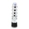 Swing-230 - Silver Hologram Vegan Leather  