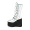 Swing-230 - Silver Hologram Vegan Leather  