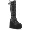 Swing-260 - Black Vegan Leather
