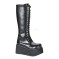 Demonia Trashville-502 - Black Pu