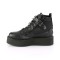 V-CREEPER-566 - Black Vegan Leather  